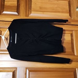 Maurices Black Cardigan Sweater M